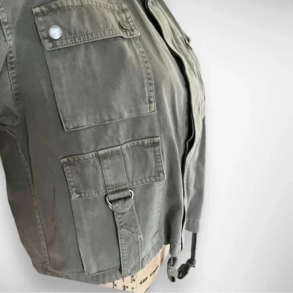 PISTOLA Women's Ashton Cropped Military Jacket Colonel Size XS | EUC - Picture 5 of 11